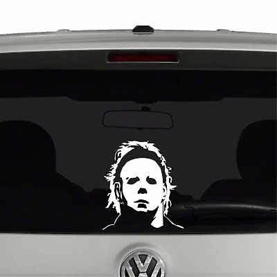 #ad #ad Michael Myers Mask Halloween Inspired Vinyl Decal Sticker $7.95