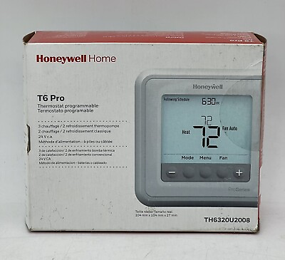 #ad Honeywell Home TH6320U2008 T6 Pro Programmable Thermostat up to 3 White $79.95