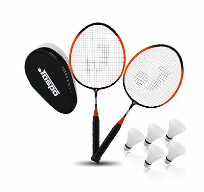 #ad Jaspo Kidzy Steel Badminton Racquet Set with 6pc.Nylon Shuttlecock for Kids only $37.19