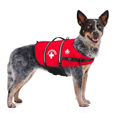 #ad Dog Life Jacket Keep Your Canine Safe with a Neoprene Designer Life Vest ... $53.13