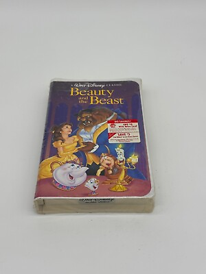 #ad Walt Disney#x27;s Beauty and The Beast VHS Black Diamond Classic SEALED UNOPENED $114.00