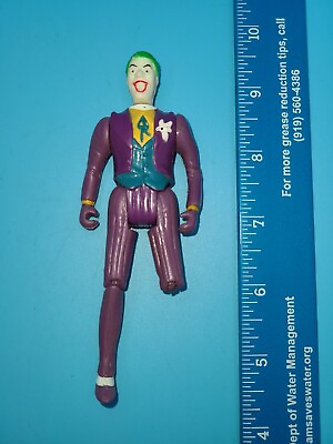 #ad Vintage 1989 ToyBiz Batman Movie Joker Figure Broken for Custom $7.99