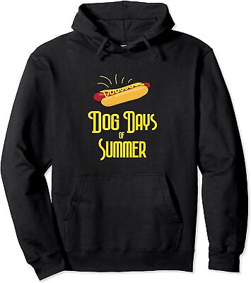 #ad National Hot Dog Month Dog Days of Summer Dogs Gift Unisex Hooded Sweatshirt $36.99