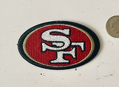 #ad San Francisco 49ers Footbal Logo quot;2.5x1.5quot; Patch Embroidery Sew On Iron On $3.25