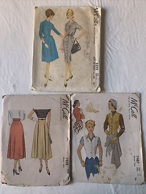 #ad Simplicity 4 Miss Size 12 Vintage Sewing Patterns $21.60