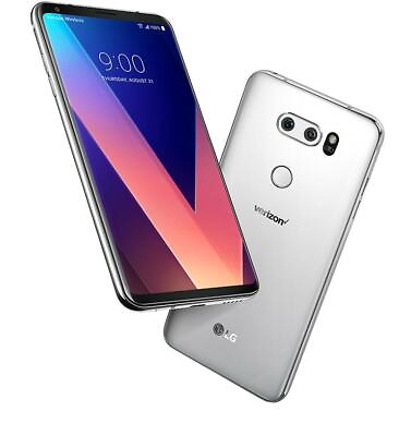 #ad LG V30 VS996 64GB Silver Verizon Unlocked GSM Android 4G LTE ** $64.99
