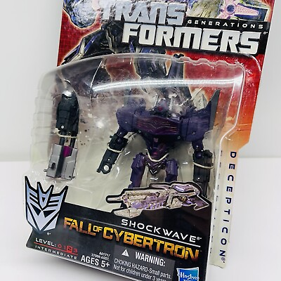 #ad SHOCKWAVE Transformers Generations Fall of Cybertron Deluxe Decepticon 2011 NEW $74.99