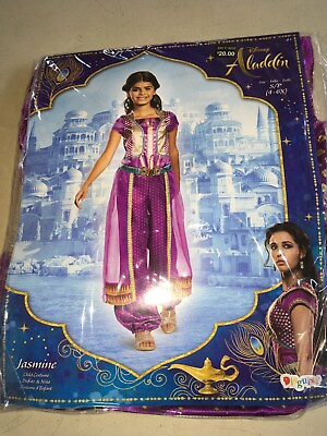Disney Princess Jasmine Costume S 4 6x Aladdin Halloween Costumes Girls Disguise $19.99