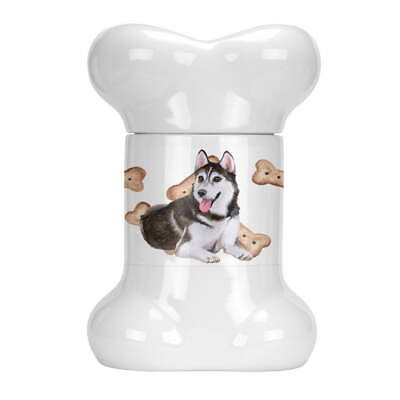 #ad Dog on Bone Shaped Treat Jar $31.99