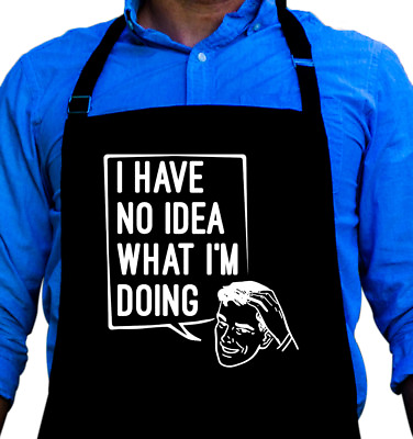 #ad No Idea Cooking BBQ Funny Apron Gift for Dad or Grandpa by ApronMen $19.97
