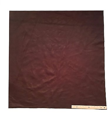 #ad UPHOLSTERY LEATHER PIECE COWHIDE DARK BROWN Light Weight 9 Square Feet 3#x27; x 3#x27; $71.95