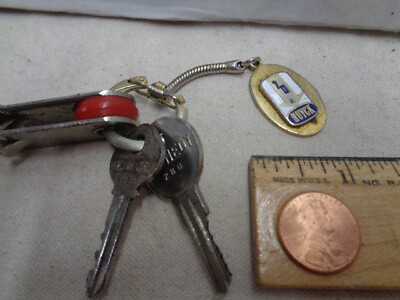 #ad 7D to HUYCK key chain Vintage FOB 1966 1969 ? NY state ? Ressenlear $21.99