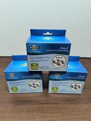 #ad Pet PetSafe Drinkwell Replacement Carbon Filters 12 Filters Total Lot of 3 Boxes $22.99
