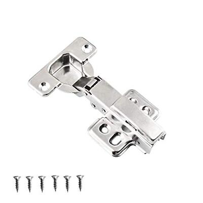 #ad 2pcs European Full Overlay Soft Close Cabinet Hinges 110 Degree Stainless S... $19.33