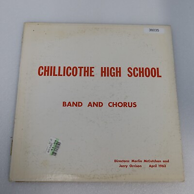 #ad Chillicothe High School Band And Chorus Self Titled LP Vinyl Record Album $4.62