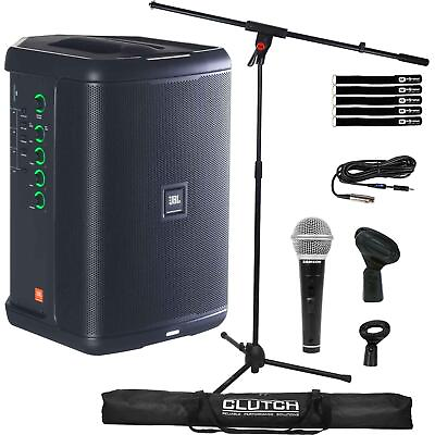 #ad JBL Eon One Compact PA Bluetooth Monitor Speaker w Built In Mixer Mic amp; Stand $600.40