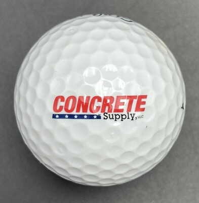 #ad Concrete Supply Dual Logo Golf Ball 1 Titleist NXT Tour Pre Owned $8.49