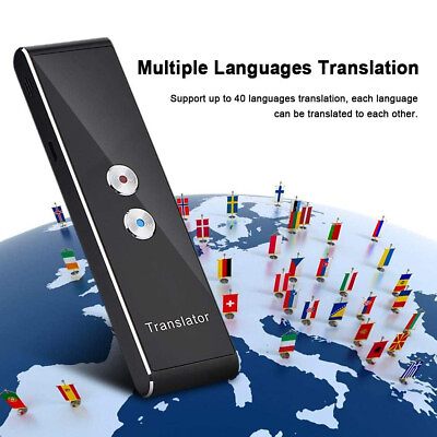 #ad Portable Smart Translator Real Time Voice 40 Multi Languages Translation Device $28.48