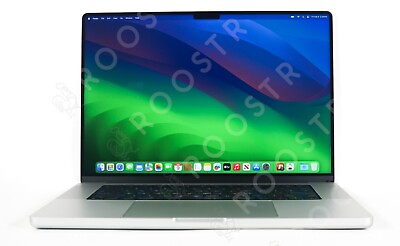 #ad 16quot; Apple MacBook Pro M1 Max Chip 32GB RAM 1TB SSD 2021 Silver Sonoma Good $1699.00