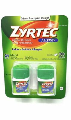 #ad Zyrtec Allergy 120 Tablets Exp 3 24 $19.99