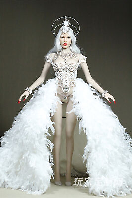 #ad 1 6 Ice Queen Lady Dress Suit Costume Cosplay DIY 12#x27;#x27; Female Action Figure $77.99