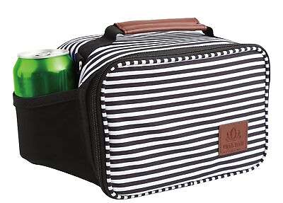 #ad Insulated Lunch Box Bag Women amp; Men w Water Bottle Pocket w Adjustable Should... $20.62
