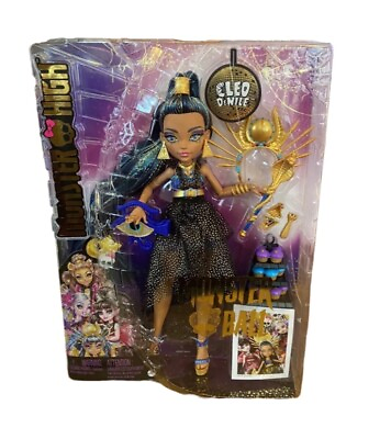 #ad Monster High Cleo De Nile Doll in Monster Ball Party Dress with Accessories $19.99