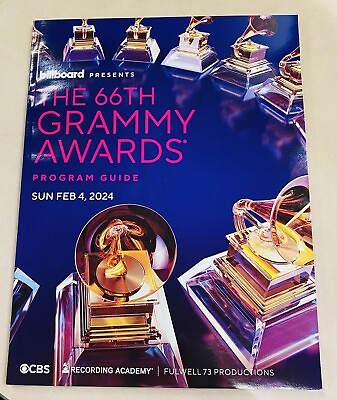 #ad 66th Grammy Awards Program 2024 Taylor Swift $22.50