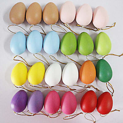 #ad 24pcs bag Simulation Egg Eco friendly Eye catching Compact Easter Hanging Egg $26.35