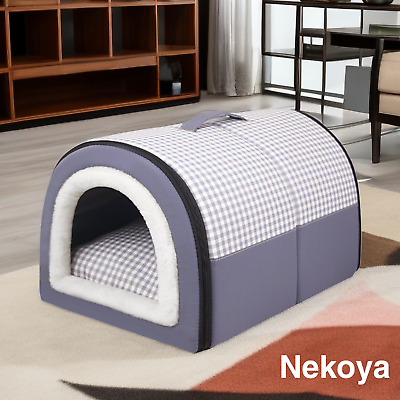 #ad #ad Warm Winter Indoor Large Dog House Removable And Washable Soft Warm Cave Bed $28.20