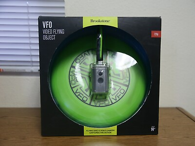 #ad New Sealed Brookstone Camera Frisbee 720p Record Flight Video Flying Object VF $25.00