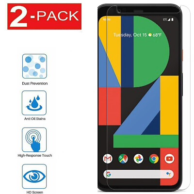 #ad 2 Pack Tempered Glass Screen Protector For Google Pixel 3XL 3A 4 4A 4G 4A 5G $3.69
