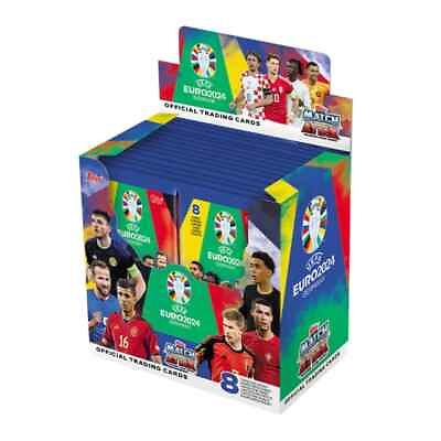 #ad 2024 Topps UEFA Euro Cup Match Attax 36 Pack Box 288 Cards $99.00