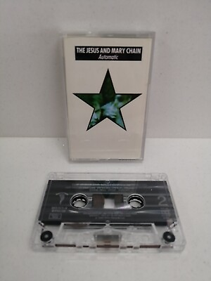 #ad The Jesus And Mary Chain Automatic Cassette Tape Blanco Y Negro 1989 Original GBP 8.99
