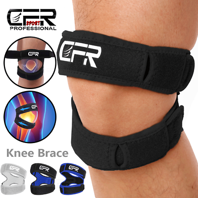 #ad Knee Brace Support Compression Sport Strap Patella Joint Pain Arthritis Relief $7.10
