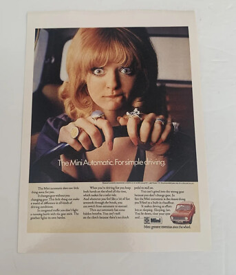 #ad Vintage Reproduction 6.75” Driving Ad Mini Automatic Print Paper Advertising $5.99