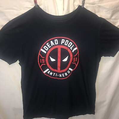 #ad Official Marvel Deadpool 1991 Anti Hero Unisex T Shirt Size Large $15.00
