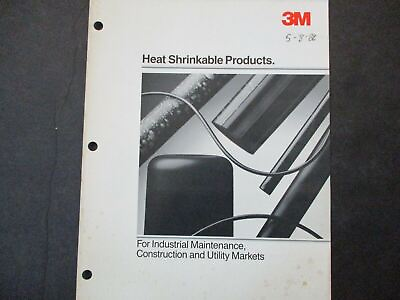 #ad 3M Heat Shrinkable Products catalog $19.99