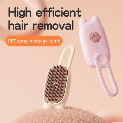 #ad Dog Brush with Water Tank Cat Brush Pet Cleaning Hair RemovalMassage Care CombUK $6.95