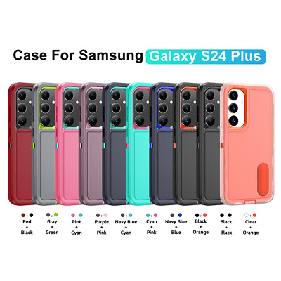 #ad Phone Case Heavy Duty Shockproof Holder Cover For Samsung S24 Ultra S23 S22 A15 $7.95