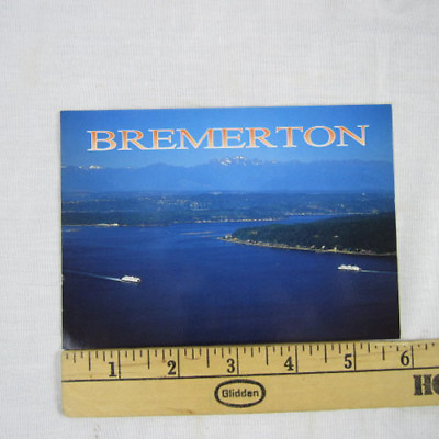 #ad Bremerton Washington Coast Post Card New of Old Stock Vintage 1990#x27;s $15.00