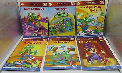 #ad 2009 Lot of 6 Leap Frog Leap TAG Early Reading Series Books $10.80