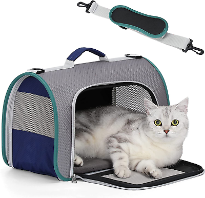 A4Pet Airline Approved Cat Carrier Expandable Dog CarriersSoft Sided Portable P $46.99