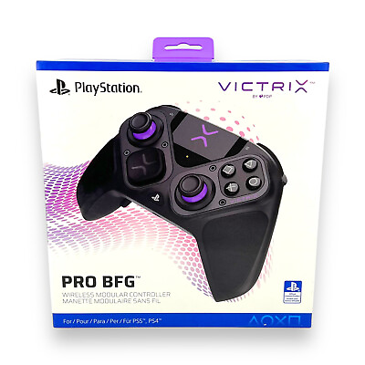#ad PDP Victrix Pro BFG Video Game Controller 052 002 BK for Sony Playstation 4 5 PC $99.98