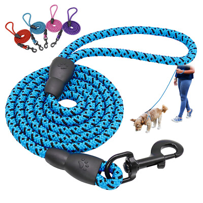 #ad Nylon Dog Leash for Small Large Dogs Durable Outdoor Rope Walking Training Blue $9.99