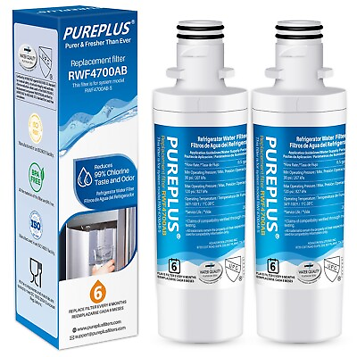 #ad PUREPLUS ADQ747935 Water Filter Fit for LT1000PC ADQ74793502 2 PACK $15.99