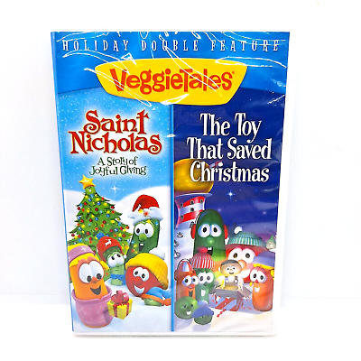 #ad DVD Veggie Tales: Saint Nicholas Toy That Saved Christmas Double Feature by Vegg $6.88