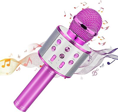 #ad Juguetes Para Ninas De 5 6 7 8 9 10 Anos Microfono De Karaoke Para Ninos Vi... $26.99