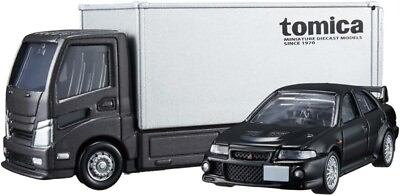 #ad Tomica Transporter Mitsubishi Lancer Evolution VI GSR JDM Diecast Car Model 1 64 $33.89