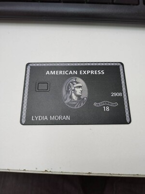 #ad Centurion AMEX METAL BLACK CARD NOVELTY CUSTOMIZED YOUR NAME NO CHIP 3 WEEKS $59.99